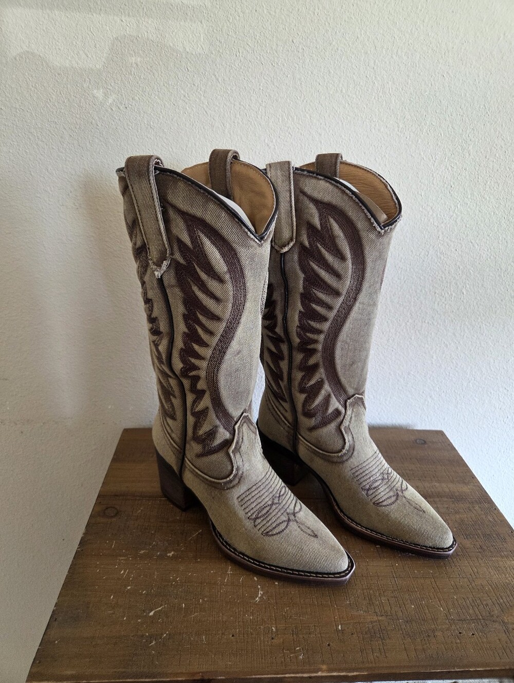 Steve Madden Womens Albany Western Boot Size 5.5 NWT Coastal Cowgirl